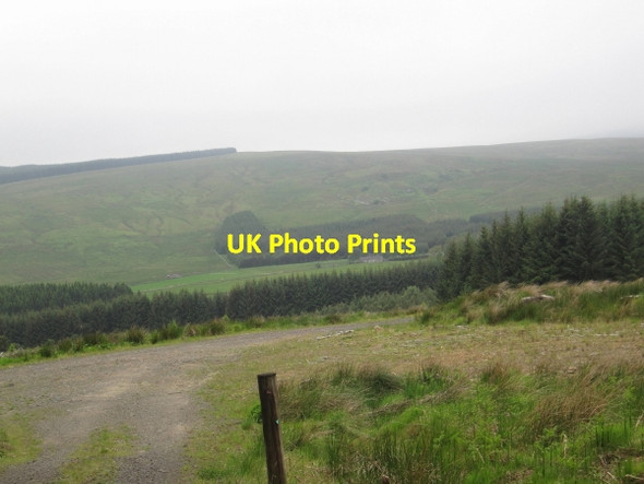 Photo 6"x4" View towards Deadwater Station Kielder c2011