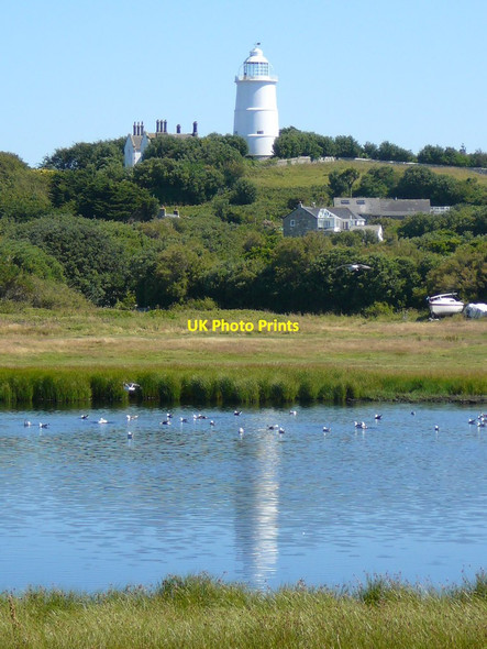 Photo 6"x4" View towards St Agnes Lighthouse Hugh Town c2011