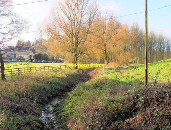Photo 6"x4" Upstream from May Bridge Ebbesbourne Wake c2011