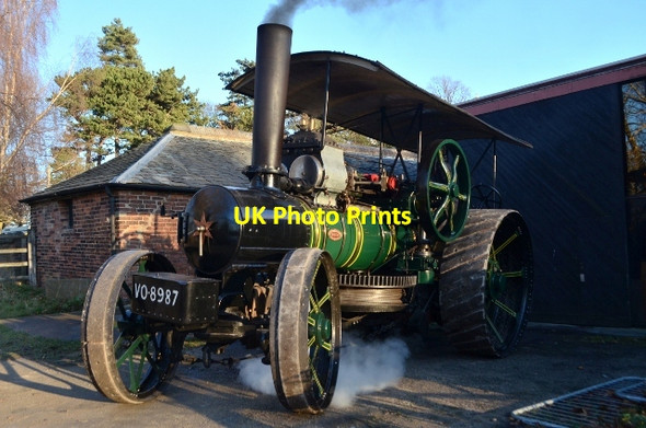 Photo 6"x4" Fowler Traction Engine Lenton Abbey c2011