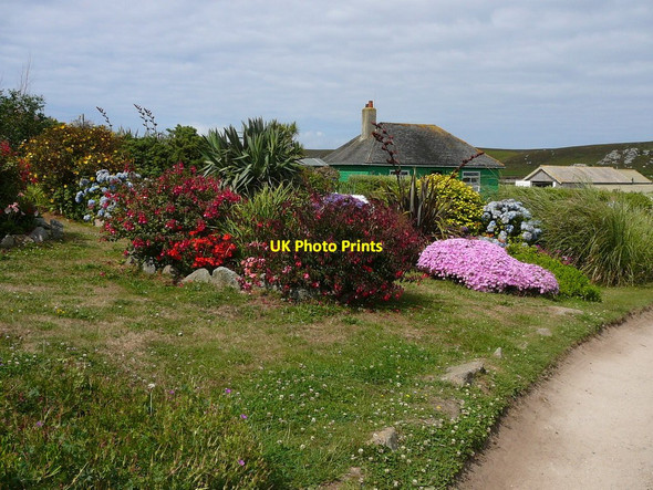 Photo 6"x4" Garden at Northward, Bryher New Grimsby c2011
