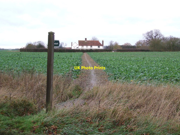 Photo 6"x4" Footpath near Priory Green Priory Green c2011