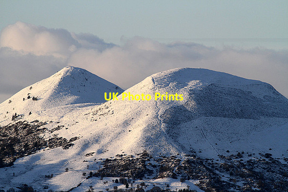 Photo 6"x4" Eildon Mid Hill and Eildon Hill North Melrose\/NT5434 c2011