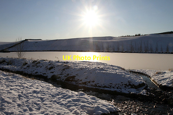 Photo 6"x4" The reservoir at Corby Linn Philiphaugh c2011