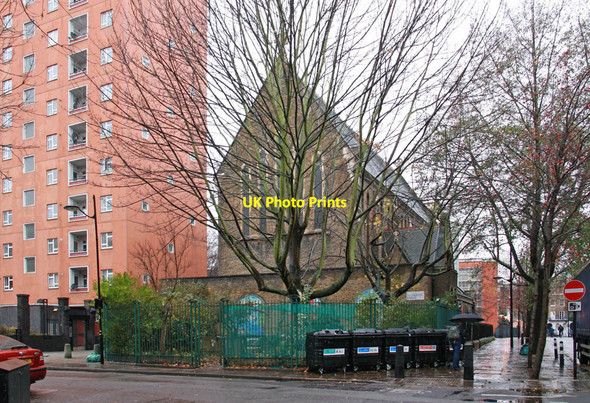 Photo 6"x4" Holy Cross, Cromer Street, St Pancras, London WC1H London c2011