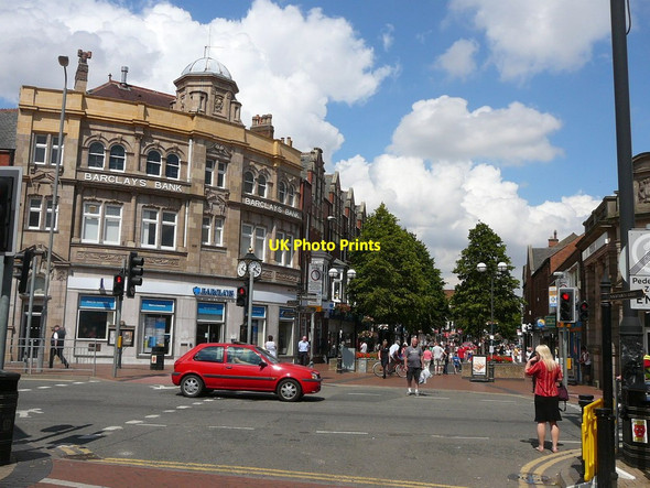 Photo 6"x4" Worksop Town Centre - Junction of Bridge Place and Newcastle Avenue Worksop c2011