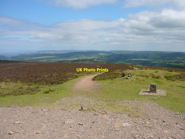 Photo 6"x4" The view east from Dunkery Beacon Codsend c2011