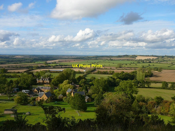 Photo 6"x4" Evening view over Arlescote Arlescote c2011