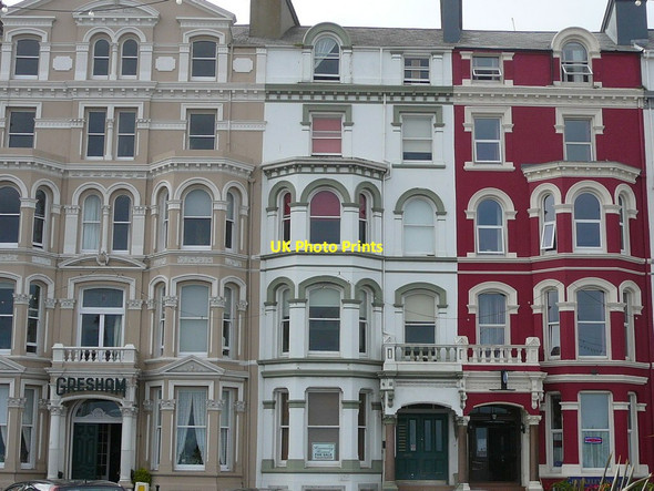 Photo 6"x4" Douglas - Victorian house fronts on seafront Douglas\/SC3875 c2011