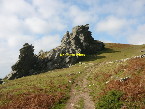 Photo 6"x4" Rocky outcrop at Bolt Head Combe\/SX7138 c2011