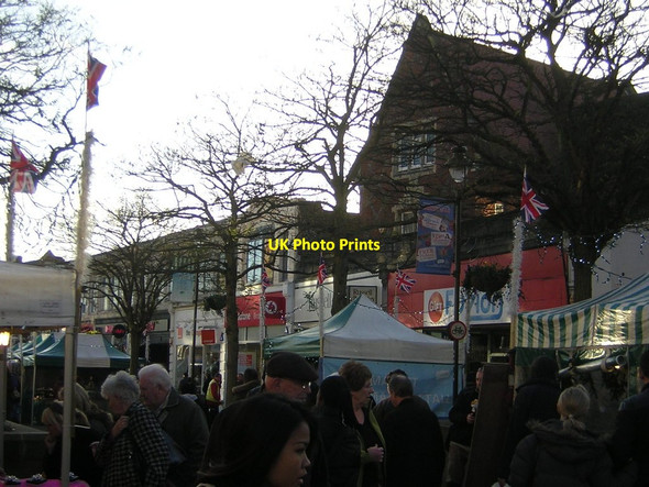 Photo 6"x4" Christmas market, Bromley High Street Bromley\/TQ4069 c2011