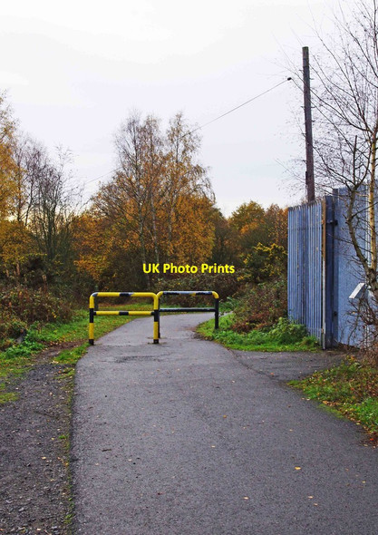 Photo 6"x4" Barrier at Burlish Top Nature Reserve, Stourport-on-Severn Stourport-on-Severn c2011