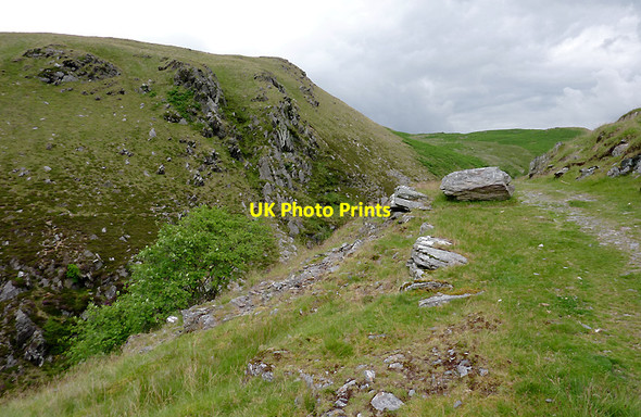 Photo 6"x4" Bridleway by the gorge in Cwm Egnant, Ceredigion Strata Florida c2011 P1