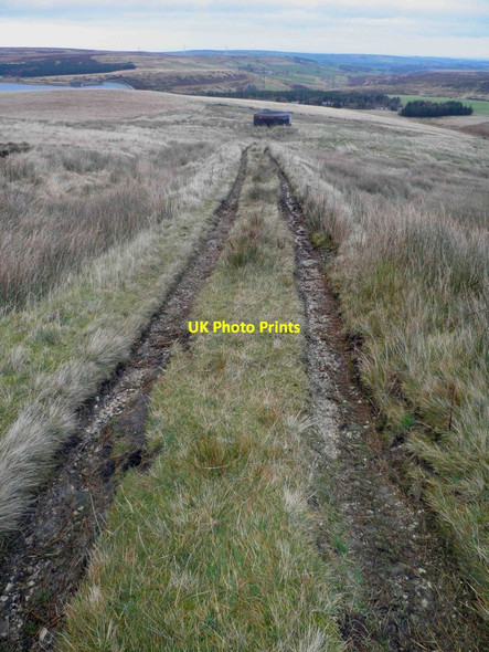 Photo 6"x4" Moorland track above the Woodhead tunnel Dunford Bridge c2011