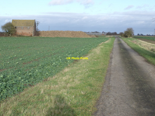 Photo 6"x4" Second Drove and Farm Building Gosberton Clough c2011