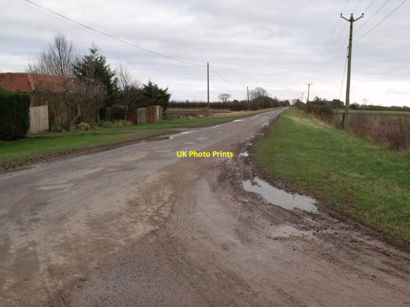 Photo 6"x4" North Drove near Shoff Farm Donington South Ing c2011