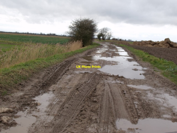 Photo 6"x4" Muddy Farm Track off Cheal Lane Northgate\/TF1926 c2011