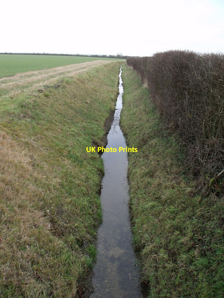 Photo 6"x4" Beck running east from Shortwood Lane Friesthorpe c2011