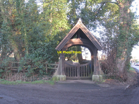 Photo 6"x4" The entrance to the cemetery, Clayworth Clayworth c2011