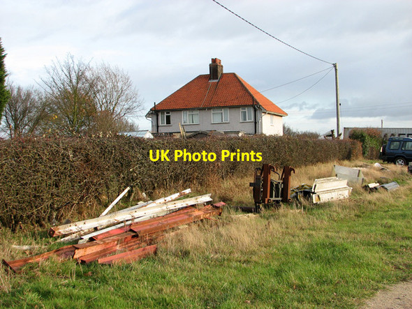 Photo 6"x4" Cottages beside Ipswich Road (A12), Holton St Mary Holton St Mary c2011
