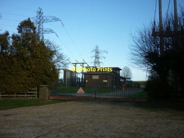 Photo 6"x4" The electric sub station at Gunnerby Hatcliffe c2011