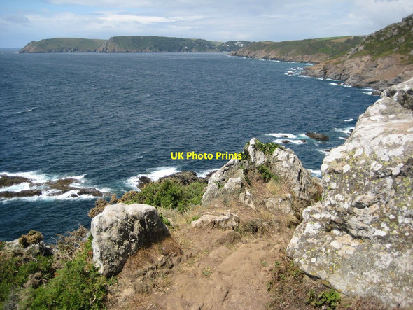 Photo 6"x4" Above Hamstone Cove East Prawle c2011