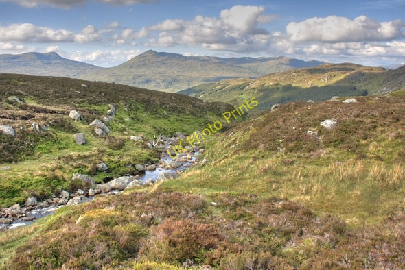 Photo 6"x4" Allt Coire Chaorach Leacann Riabhach c2008