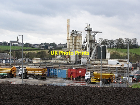 Photo 6"x4" Works,Auchengeich Road Bridgend\/NS6870 c2011