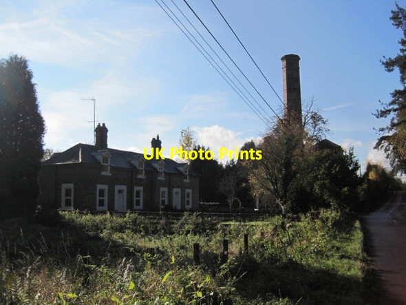 Photo 6"x4" Wylam Pumping Station and Cottages Prudhoe c2011