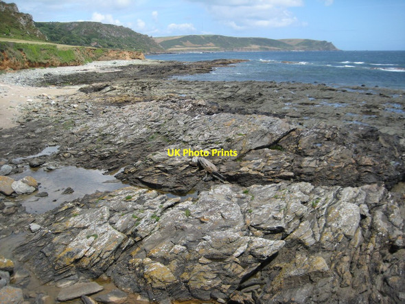 Photo 6"x4" Coast line east of Prawle Point East Prawle c2011