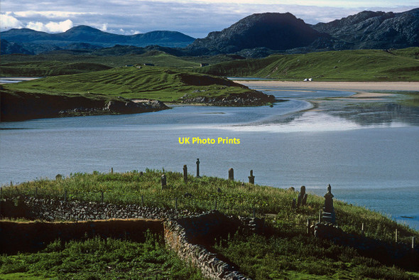 Photo 6"x4" Burial Ground at Traigh na Cille Cradhlastadh c1986