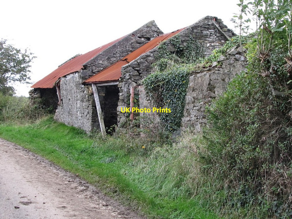 Photo 6"x4" A ruined homestead on the Ballygallum Road Killough c2011