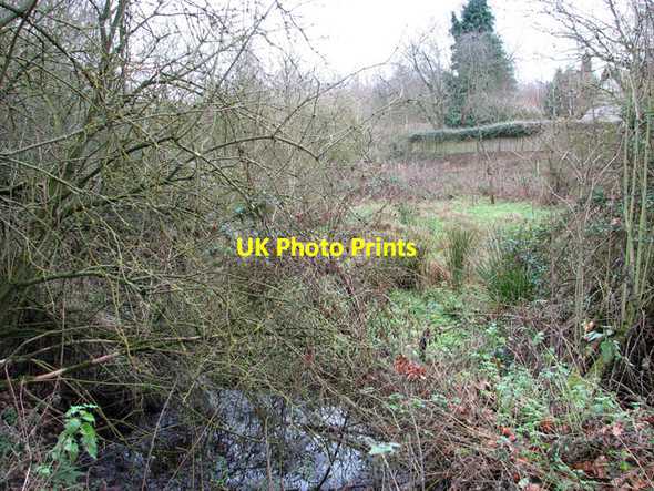 Photo 6"x4" Wet ground beside the path to Sandpits Lane, Holton St Mary Holton St Mary c2012