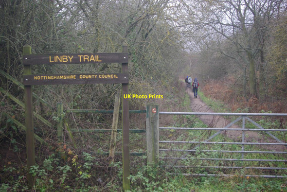 Photo 6"x4" Linby Trail Hucknall c2012