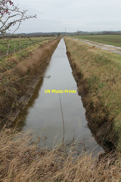 Photo 6"x4" Drain off Folly Lane, near Kingfisher Farm Hagnaby Lock c2012