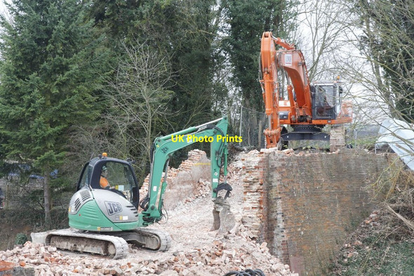 Photo 6"x4" Clearing off the bridge Cleeve\/SU6081 c2011