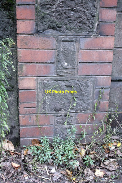 Photo 6"x4" Benchmark on wall of Cowley Bridge Road Exeter c2011