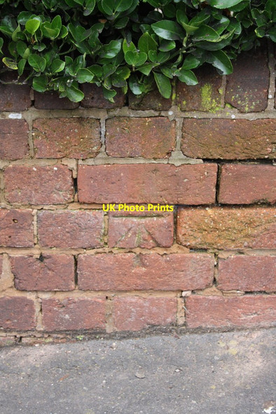 Photo 6"x4" Benchmark on the wall of #18 Howell Road Exeter c2011