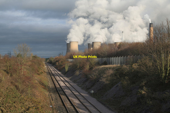 Photo 6"x4" Railway to Eggborough Power Station Eggborough c2011