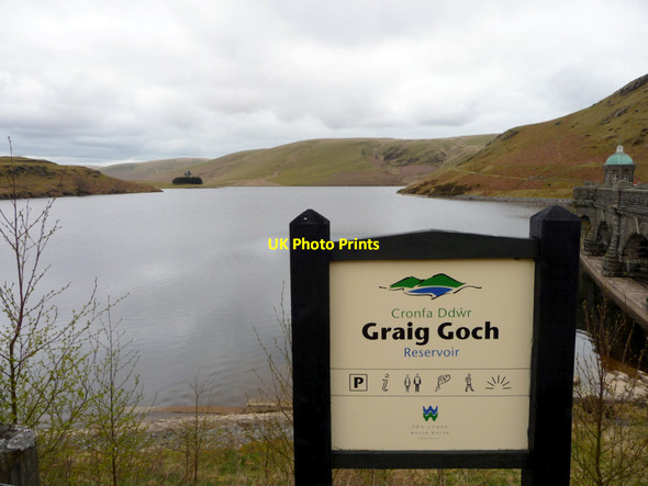 Photo 6"x4" Craig Goch Reservoir, Elan Valley, Mid-Wales Pen Cwmyrhafod c2011
