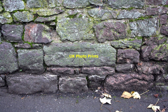 Photo 6"x4" Benchmark on the wall of Bartholomew Street East Exeter c2011