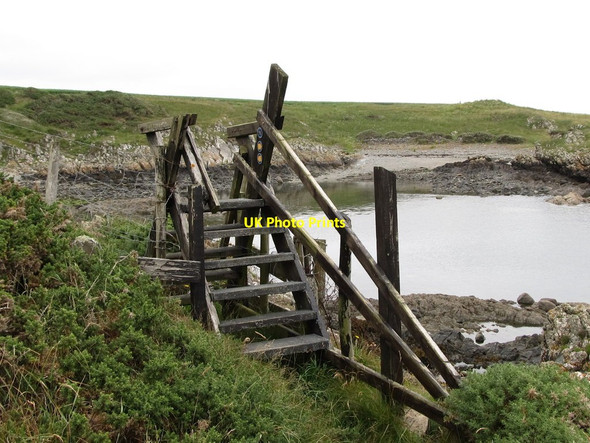 Photo 6"x4" A rickety stile on the Lecale Way Killough c2011