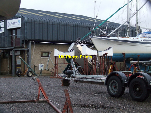Photo 6"x4" Storm damage at Kip Marina Inverkip c2012