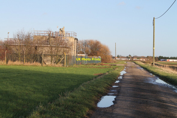 Photo 6"x4" Shoff Drove and Sewage Works Donington South Ing c2012