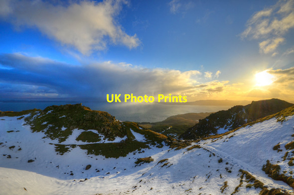 Photo 6"x4" Morning below the Storr Old Man of Storr c2012