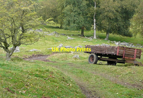 Photo 6"x4" Bridleway at Partridge Hill Goathland c2011