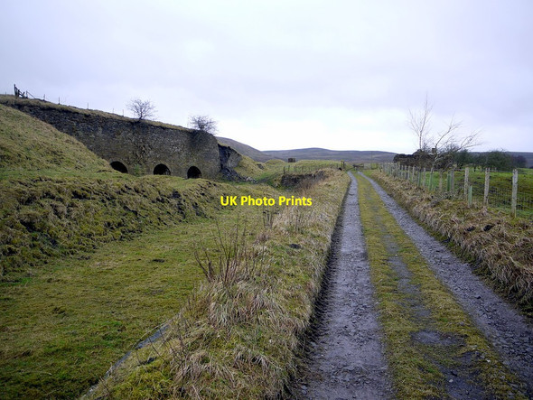 Photo 6"x4" Track near Foresthead Quarry lime kilns Forest Head c2012