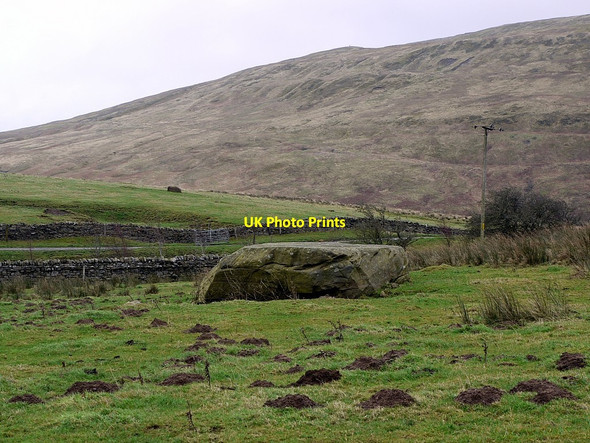 Photo 6"x4" Boulder west of Tortie Forest Head c2012