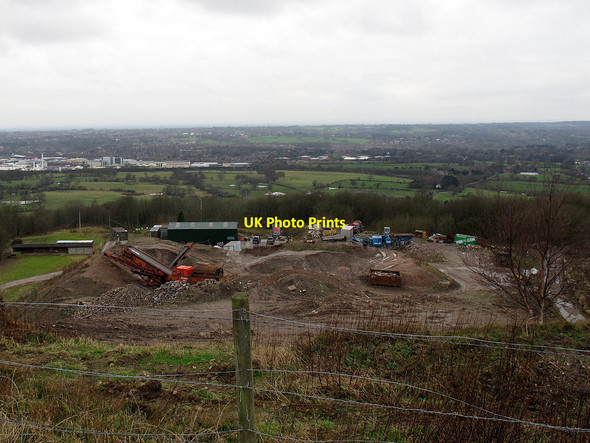 Photo 6"x4" Quarry workings on Kerridge Hill Bollington c2011