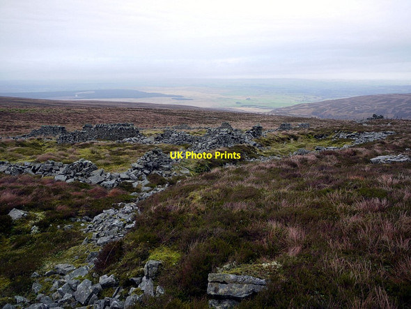 Photo 6"x4" Ruined sheepfold north-east of Cold Fell Midgeholme c2012